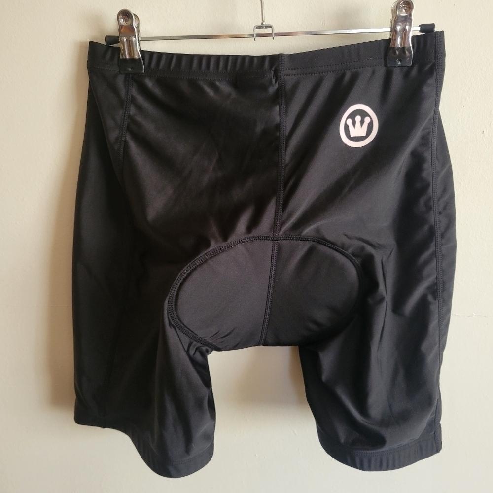 Canadian Padded Bike Shorts Stretchy Black M Medium - Picture 7 of 10